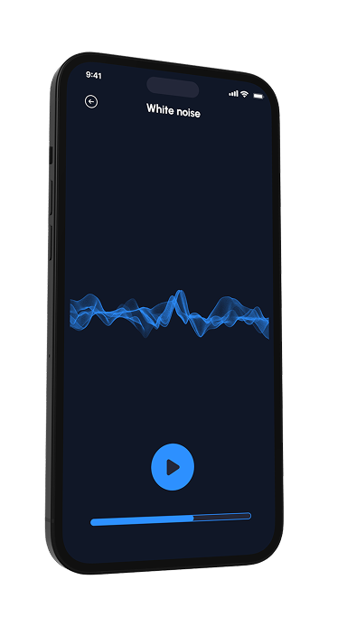 SleepSync app — white-noise player for falling asleep.